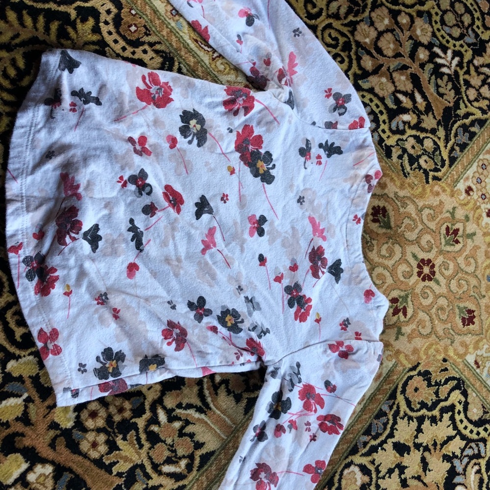 GAP floral sweater